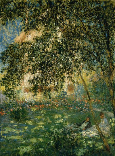 Le repos dans le jardin, Argenteuil - Claude Monet